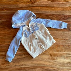Girls Oshkosh Zip up hoodie 2T